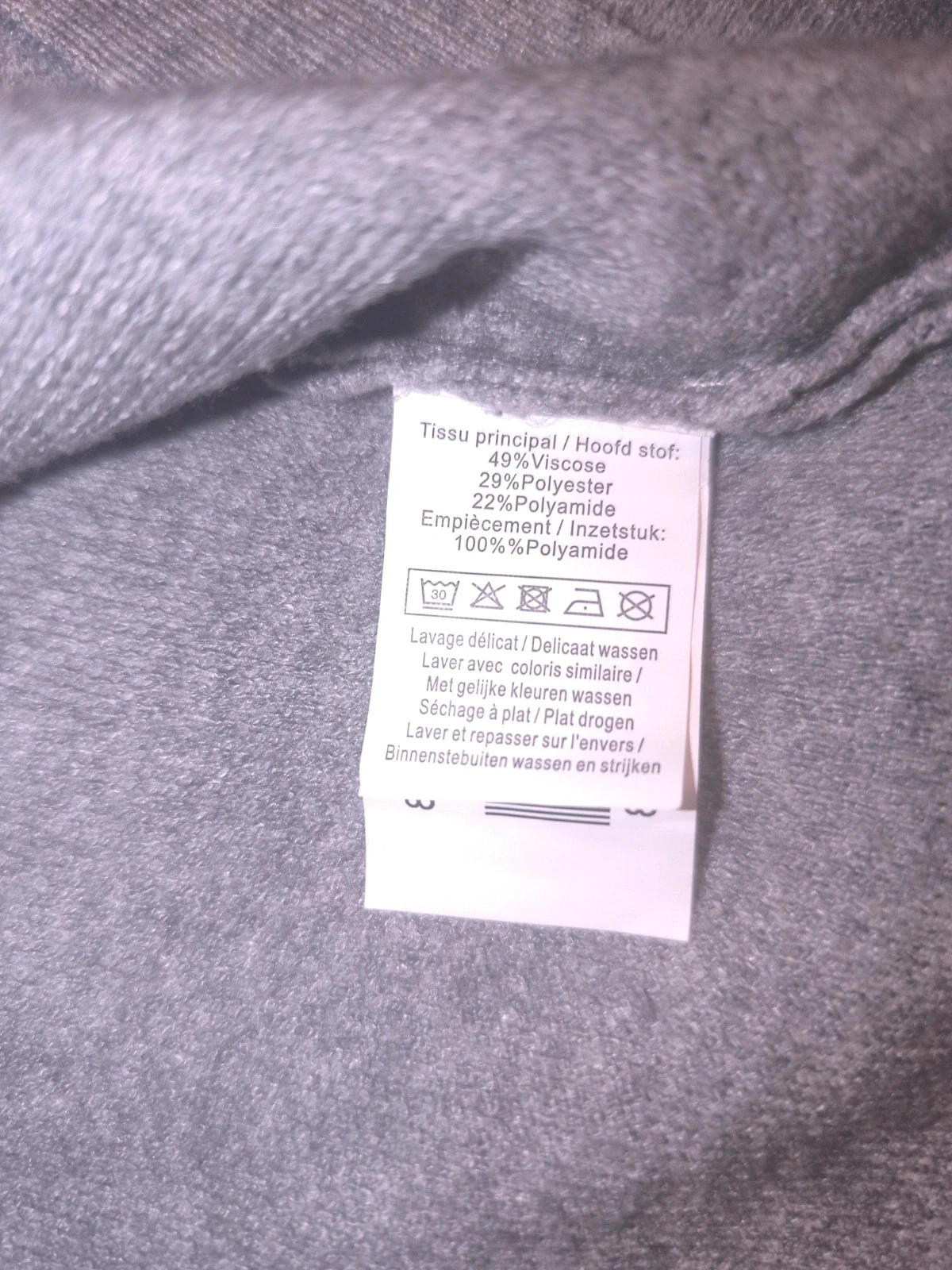 Colete / Jaqueta de malha macia Armand Thiery cinza mescla Tamanho estimado 38/40 ☀️ – photo 3